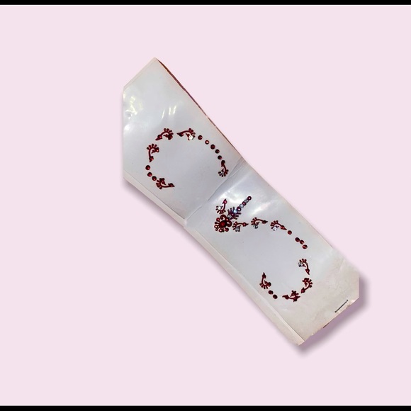 Red, Silver and Gold Bindi Stickers - Picture 2 of 2